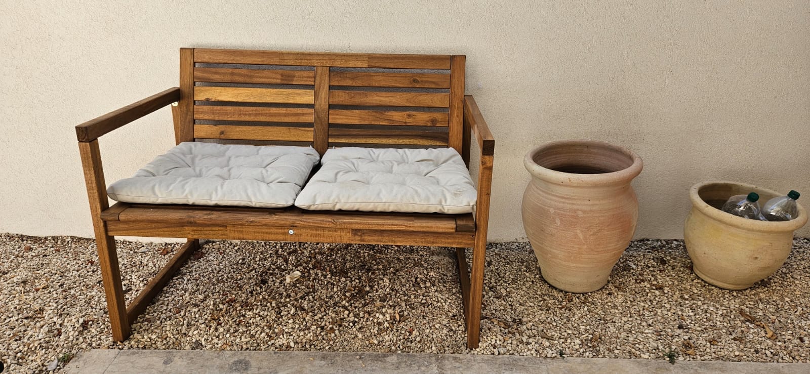 La terrasse arrière